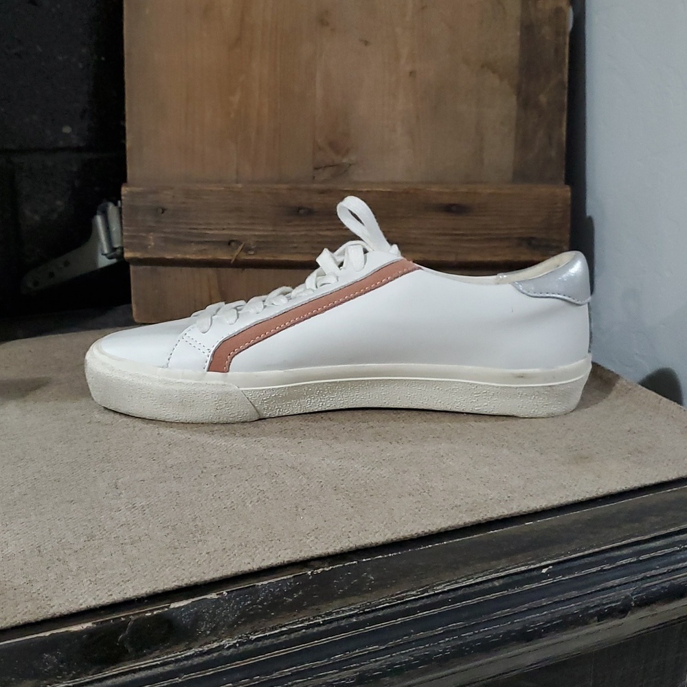 Madewell White Sneakers with Color Streak Detail - Picture 7 of 13